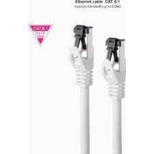 Nanocable 10.20.2002-W cabo de rede Branco 2 m Cat8.1 S FTP (S-STP)