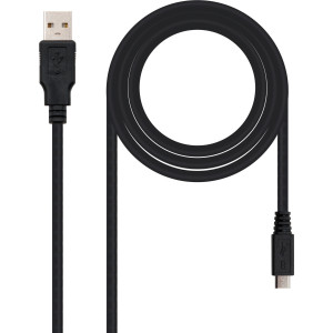 Nanocable 10.01.0503 cabo USB USB 2.0 3 m USB A Micro-USB B Preto