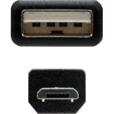 Nanocable 10.01.0503 cabo USB USB 2.0 3 m USB A Micro-USB B Preto