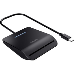 Trust Primo leitor de smart card Interior USB USB Type-C Preto