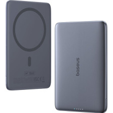 Baseus PicoGo Ultra-Slim 5000 mAh Carregamento wireless Cinzento