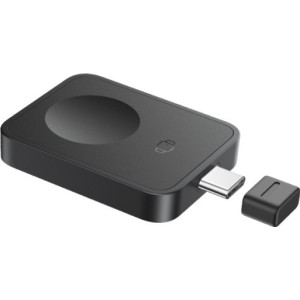 Baseus P10264106123-00 carregador de dispositivos móveis Smartwatch Preto USB Carregamento wireless Carregamento rápido Interior