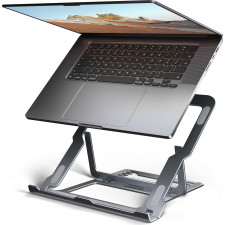 Axagon STND-LAG Laptop-Ständer, höhenverstellbar, faltbar, Aluminium Suporte para portáteis e tablets Cinzento 43,9 cm (17.3")