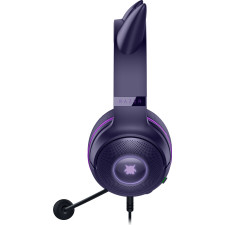 Razer Kraken Kitty V2 - Pokemon Gengar Ed. Auscultadores Com fios Fita de cabeça Jogos USB Type-A Rosa