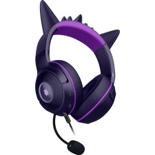 Razer Kraken Kitty V2 - Pokemon Gengar Ed. Auscultadores Com fios Fita de cabeça Jogos USB Type-A Rosa