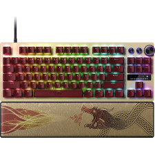 Razer Huntsman V3 Pro Tenkeyless teclado Jogos USB QWERTY Reino Unido Internacional Dourado, Amarelo