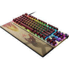 Razer Huntsman V3 Pro Tenkeyless teclado Jogos USB QWERTY Reino Unido Internacional Dourado, Amarelo