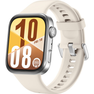 Huawei WATCH FIT 4 4,62 cm (1.82") AMOLED 38 mm Digital 480 x 408 pixels Ecrã táctil Prateado GPS