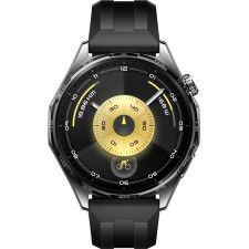 Huawei WATCH GT6 3,73 cm (1.47") AMOLED 46 mm Digital 466 x 466 pixels Ecrã táctil Preto GPS