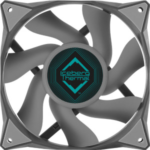 Iceberg Thermal IceGALE Caixa de computador Ventoinha 12 cm Cinzento 1 unidade(s)