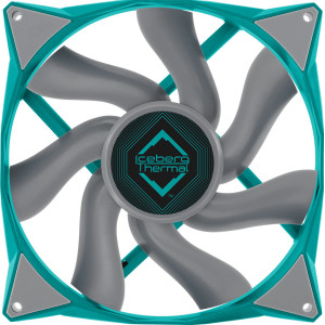 Iceberg Thermal IceGALE Caixa de computador Ventoinha 14 cm Verde-azulado 1 unidade(s)