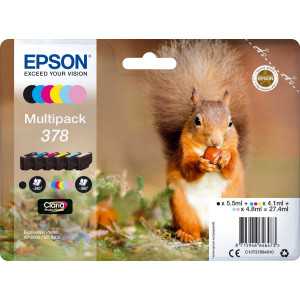 Epson Squirrel C13T37884010 tinteiro 1 unidade(s) Original Rendimento padrão Preto, Ciano, Ciano claro, Magenta, Magenta claro,