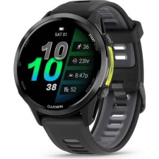 Garmin Forerunner 970 3,56 cm (1.4") AMOLED Digital 454 x 454 pixels Ecrã táctil Preto, Amarelo Wi-Fi GPS