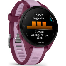 Garmin Forerunner 165 Music 3,05 cm (1.2") AMOLED 43 mm Digital 390 x 390 pixels Ecrã táctil Roxo GPS