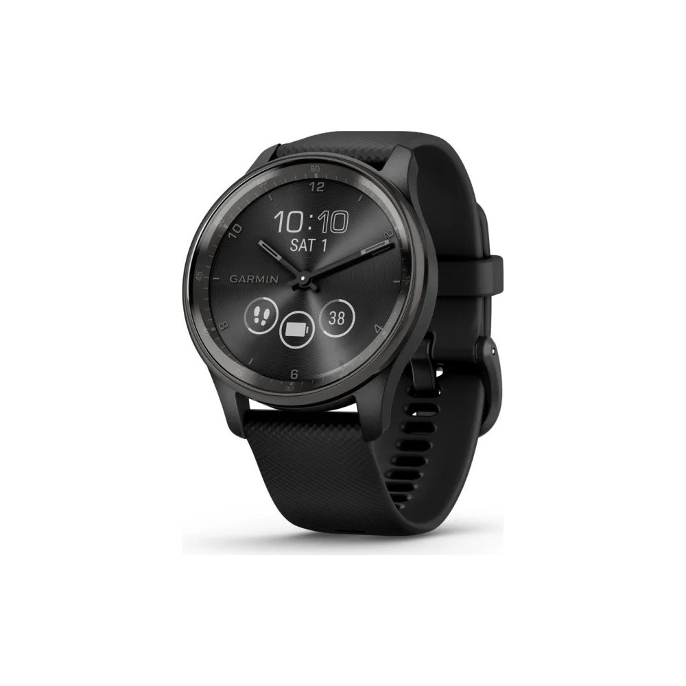 Garmin vivomove Trend LCD 40 mm Híbrido 254 x 346 pixels Ecrã táctil Preto GPS Garmin vivomove Trend LCD 40 mm Híbrido 254 x 346 pixels Ecrã táctil Preto GPS