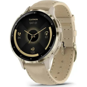 Garmin 010-02785-55 Smartwatch Relógio Desportivo 3,05 cm (1.2") AMOLED 41 mm Digital 390 x 390 pixels Ecrã táctil Dourado