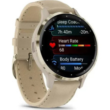 Garmin 010-02785-55 Smartwatch Relógio Desportivo 3,05 cm (1.2") AMOLED 41 mm Digital 390 x 390 pixels Ecrã táctil Dourado