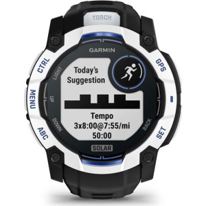 Garmin Instinct 2,79 cm (1.1") MIP 50 mm Digital 176 x 176 pixels Ecrã táctil Preto, Branco GPS