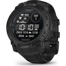 Garmin Instinct 3,05 cm (1.2") AMOLED 45 mm Digital 390 x 390 pixels Ecrã táctil Preto GPS
