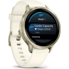 Garmin Venu 4 3,05 cm (1.2") AMOLED 41 mm Digital 390 x 390 pixels Ecrã táctil Dourado Wi-Fi GPS