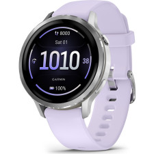 Garmin Venu 4 3,05 cm (1.2") AMOLED 41 mm Digital 390 x 390 pixels Ecrã táctil Prateado Wi-Fi GPS