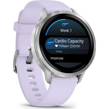 Garmin Venu 4 3,05 cm (1.2") AMOLED 41 mm Digital 390 x 390 pixels Ecrã táctil Prateado Wi-Fi GPS