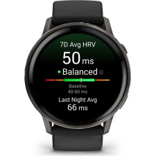 Garmin Venu 4 3,56 cm (1.4") AMOLED 45 mm Digital 454 x 454 pixels Ecrã táctil Preto Wi-Fi GPS