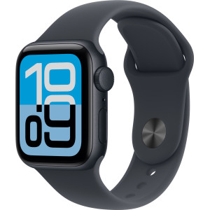 Apple Watch SE (3nd generation) OLED 40 mm Digital 324 x 394 pixels Ecrã táctil Preto Wi-Fi GPS