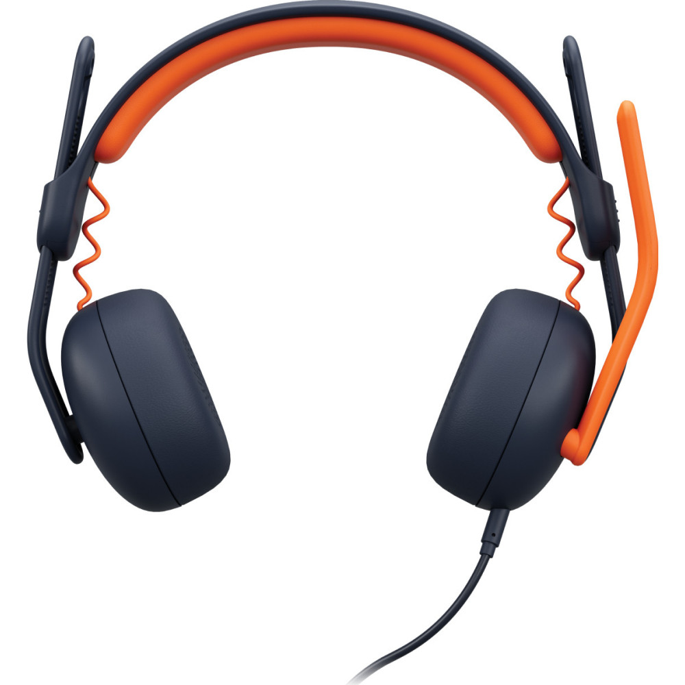 Logitech Zone Learn Auscultadores Com fios Fita de cabeça Educação Azul, Laranja Logitech Zone Learn Auscultadores Com fios Fita de cabeça Educação Azul, Laranja