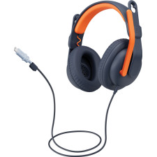 Logitech 981-001389 auscultador Auscultadores Com fios Fita de cabeça Educação Azul, Laranja