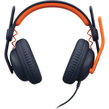 Logitech 981-001389 auscultador Auscultadores Com fios Fita de cabeça Educação Azul, Laranja