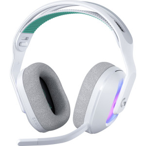 Logitech G G522 Lightspeed Auscultadores Sem fios Fita de cabeça Jogos USB Type-C Bluetooth Branco