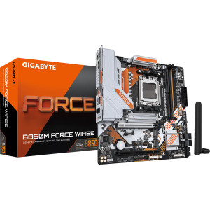 GIGABYTE B850M FORCE WIFI6E AMD B850 Ranhura AM5 micro ATX