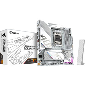 GIGABYTE X870M AORUS ELITE WIFI7 ICE AMD X870 Ranhura AM5 micro ATX