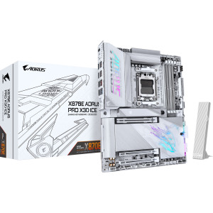GIGABYTE X870E AORUS PRO X3D ICE AMD X870E Ranhura AM5 ATX
