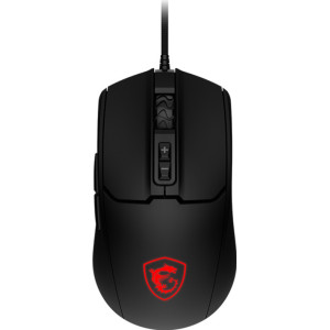 MSI FORGE GM100 rato Jogos Ambidestro USB Type-A Ótico 6400 DPI