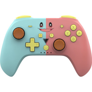 Dragonshock PopTop Azul, Rosa, Amarelo, Castanho Bluetooth Gamepad Analógico   Digital Nintendo Switch, PC