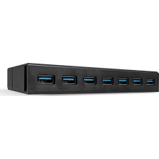 Lindy 43228 hub de interface USB 3.2 Gen 1 (3.1 Gen 1) Type-A 5000 Mbit s Preto