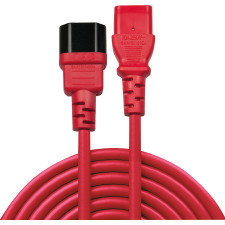 Lindy 30478 cabo de energia Vermelho 2 m Acoplador C14 Acoplador C13