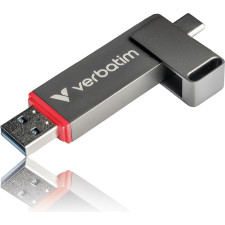 Verbatim Dual QuickStick unidade de memória USB 256 GB USB Type-A   USB Type-C 3.2 Gen 1 (3.1 Gen 1) Cinzento