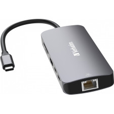 Verbatim CMH-09 USB Type-C 10000 Mbit s Prateado