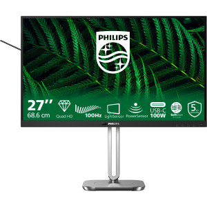 Philips 5000 series 27B2G5601 00 monitor de ecrã 68,6 cm (27") 2560 x 1440 pixels Quad HD LCD Preto