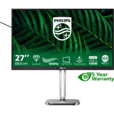 Philips 5000 series 27B2G5601 00 monitor de ecrã 68,6 cm (27") 2560 x 1440 pixels Quad HD LCD Preto