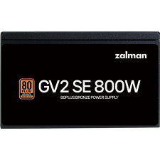 Zalman GV2SE fonte de alimentação 800 W 20+4 pin ATX ATX Preto