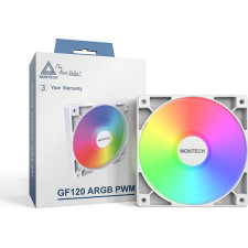 Montech GF120 PWM Caixa de computador Módulo de ventoinha 12 cm Branco 1 unidade(s)