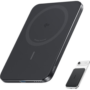 Anker A1665 5000 mAh Carregamento wireless Preto