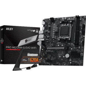 MSI Pro A620AM-G EVO WIFI AMD A620A Ranhura AM5 micro ATX