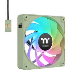 Thermaltake CL-F198-PL12MG-A Sistema de Arrefecimento de Computador Caixa de computador Ventoinha 12 cm Verde 3 unidade(s)