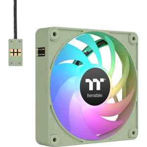 Thermaltake CL-F196-PL12MG-A Sistema de Arrefecimento de Computador Caixa de computador Ventoinha 12 cm Verde 3 unidade(s)