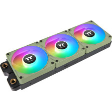 Thermaltake CL-F196-PL12MG-A Sistema de Arrefecimento de Computador Caixa de computador Ventoinha 12 cm Verde 3 unidade(s)